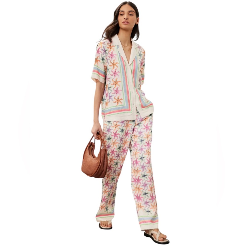 Scotch & Soda - Gia Starfish Printed Trousers Size 32 & Size 30 US Medium